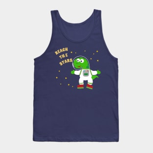 Cute dinosaur astronaut. Tank Top